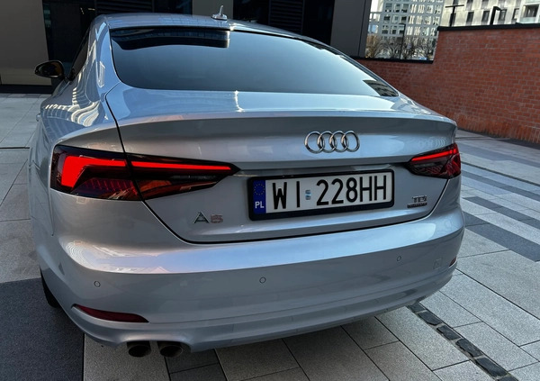 Audi A5 cena 114990 przebieg: 132000, rok produkcji 2018 z Kraków małe 596